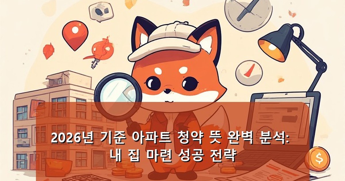 아파트 청약 뜻 - tech.whcksdid.kr 캐릭터