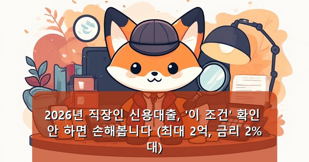 직장인 신용대출 조건 - tech.whcksdid.kr 캐릭터