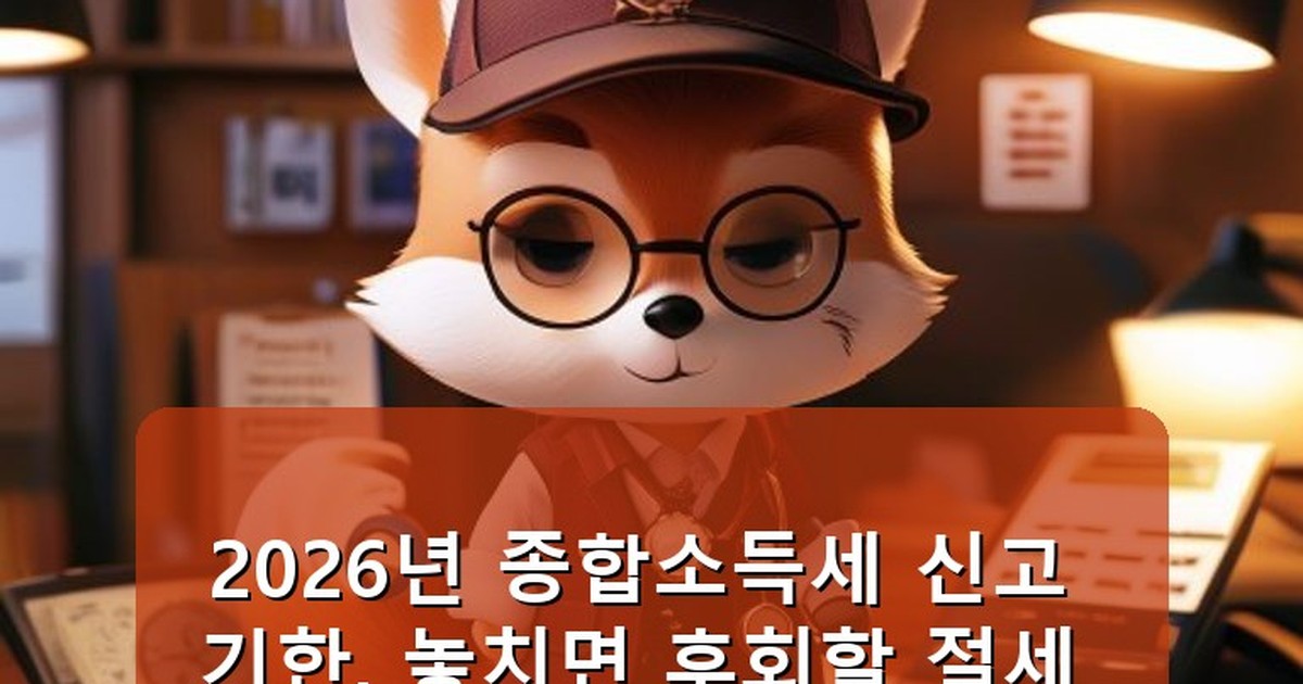 종합소득세 신고 기한 - tech.whcksdid.kr 캐릭터