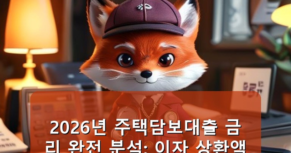 주택담보대출 금리 - tech.whcksdid.kr 캐릭터