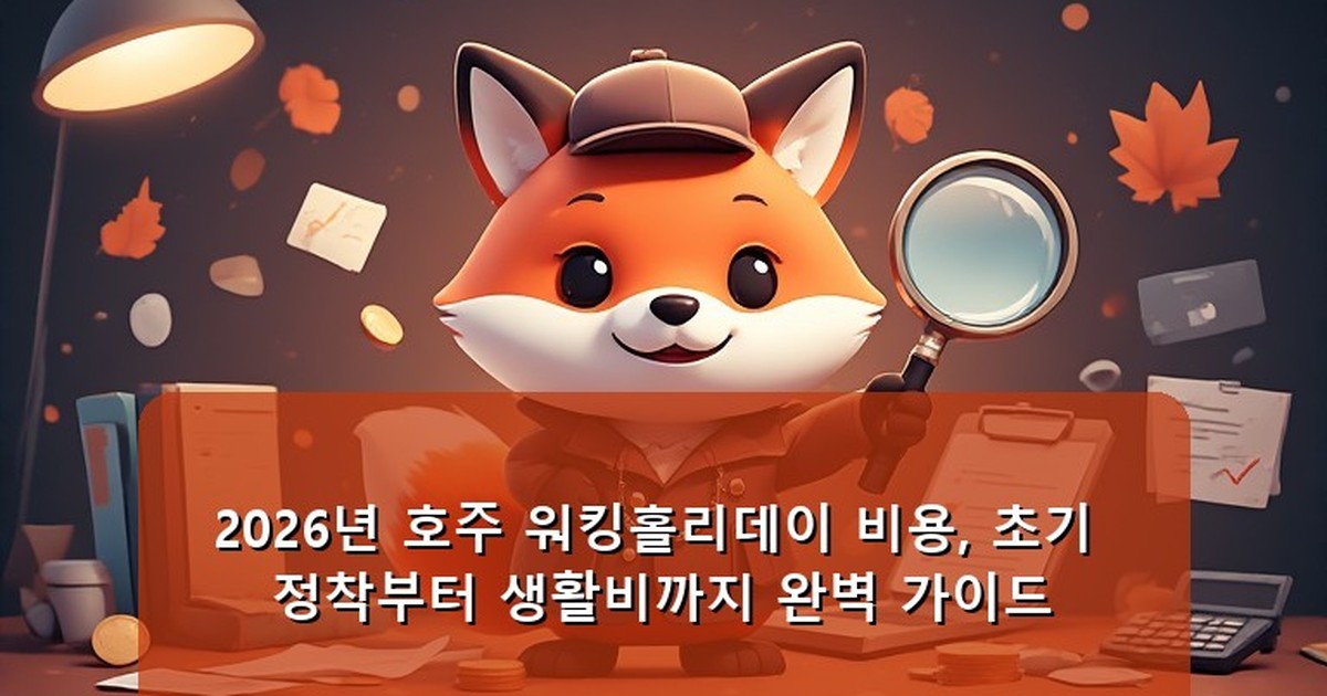 호주 워킹홀리데이 비용 - tech.whcksdid.kr 캐릭터