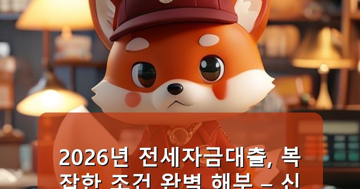 전세자금대출 - tech.whcksdid.kr 캐릭터