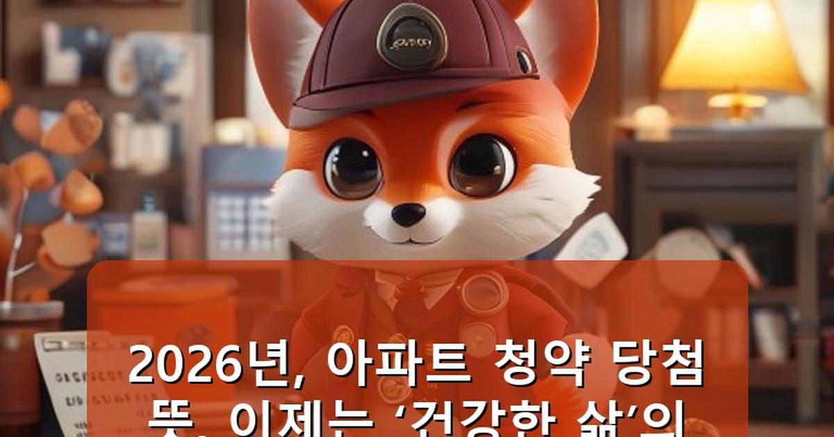 아파트 청약 당첨 뜻 - tech.whcksdid.kr 캐릭터