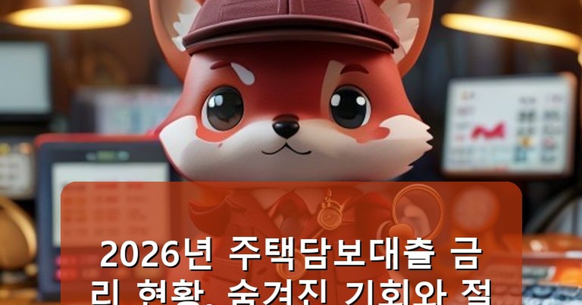주택담보대출 금리 현황 - tech.whcksdid.kr 캐릭터