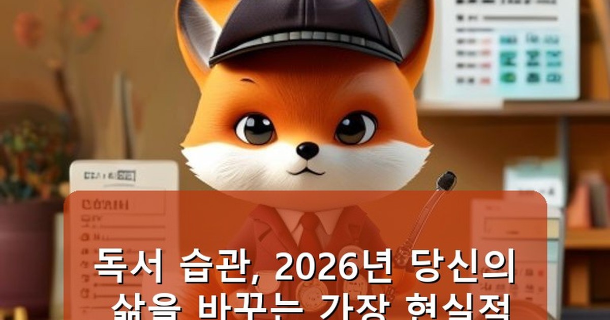 독서 습관 기르는 방법 - tech.whcksdid.kr 캐릭터