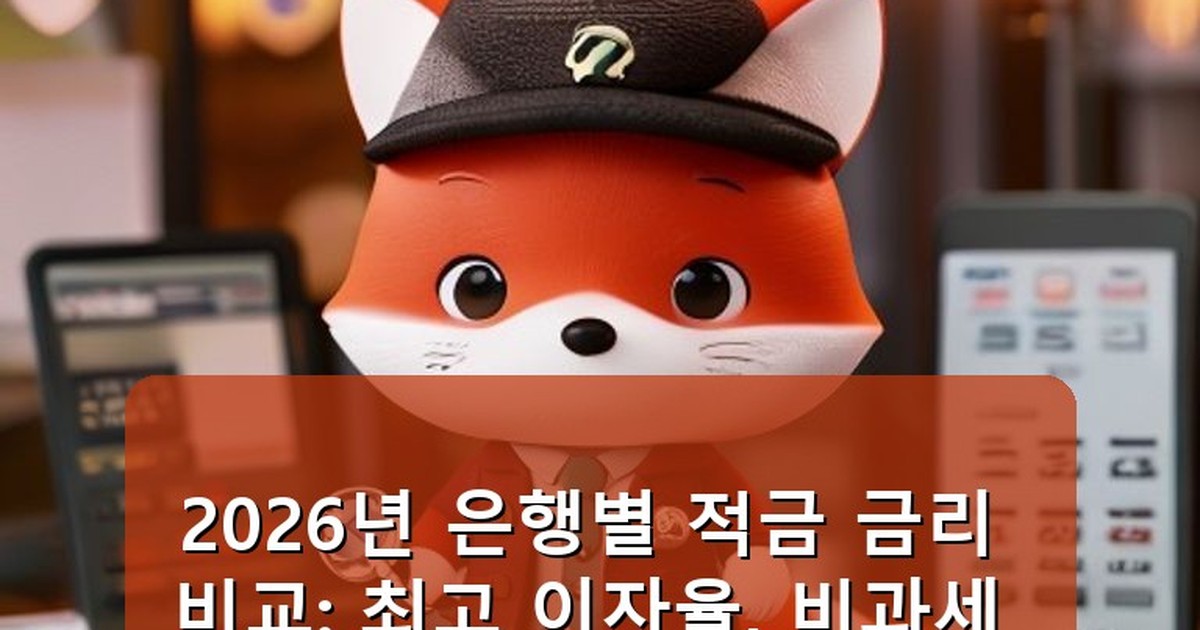 은행별 적금 금리 비교 - tech.whcksdid.kr 캐릭터