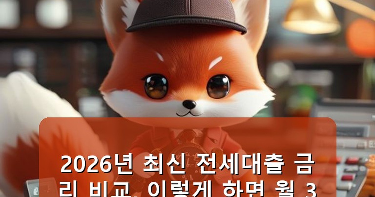 전세대출 금리 비교 - tech.whcksdid.kr 캐릭터