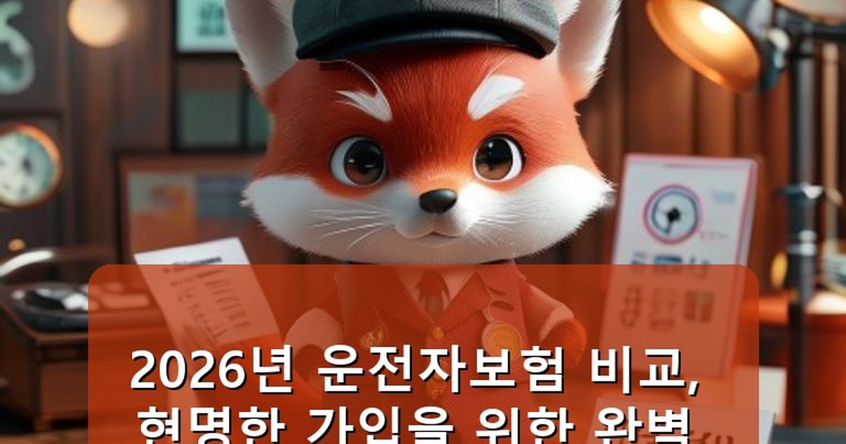 운전자보험 비교 - tech.whcksdid.kr 캐릭터