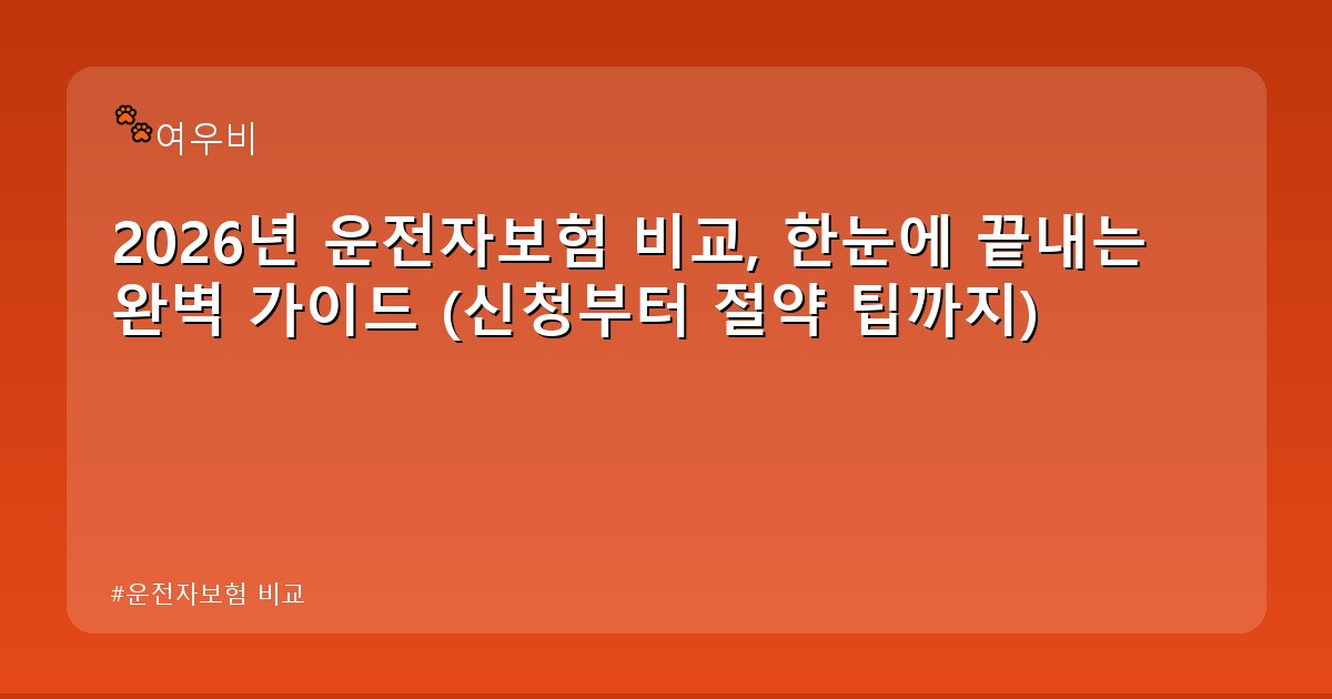 운전자보험 비교 - tech.whcksdid.kr 캐릭터