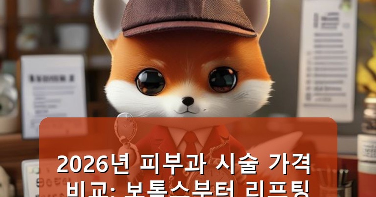 피부과 시술 가격 비교 - tech.whcksdid.kr 캐릭터
