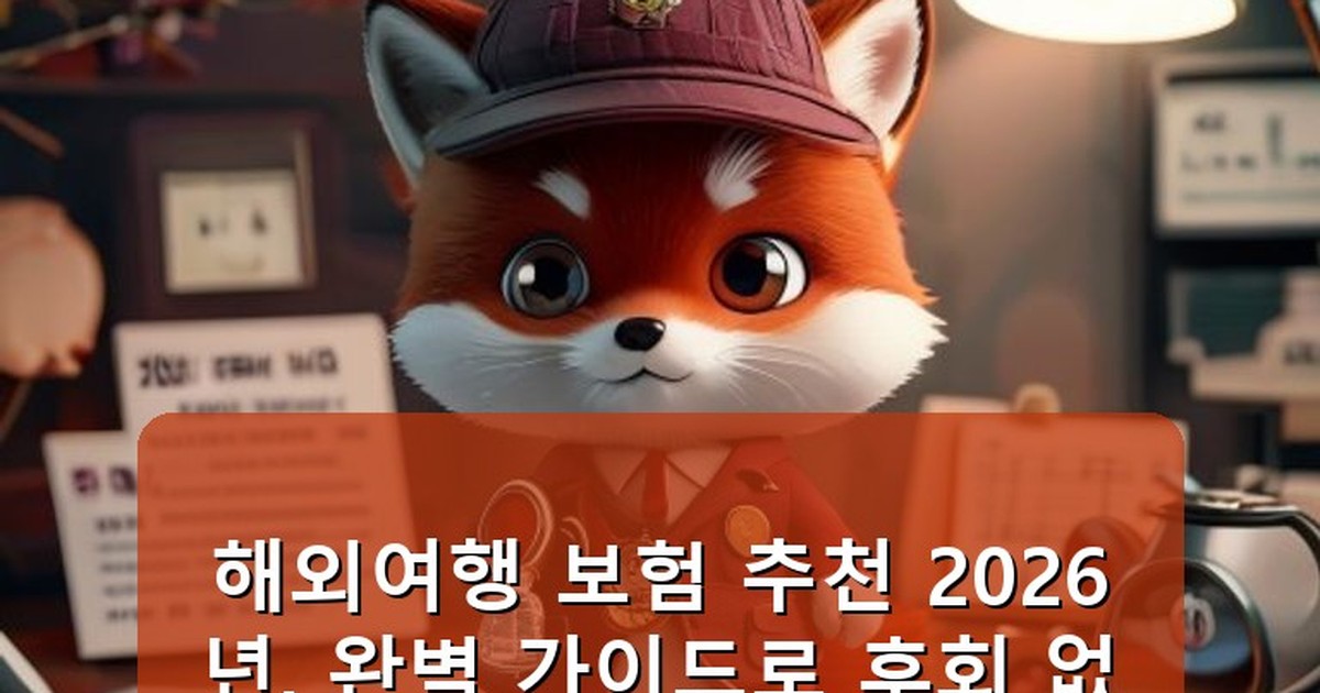 해외여행 보험 추천 - tech.whcksdid.kr 캐릭터